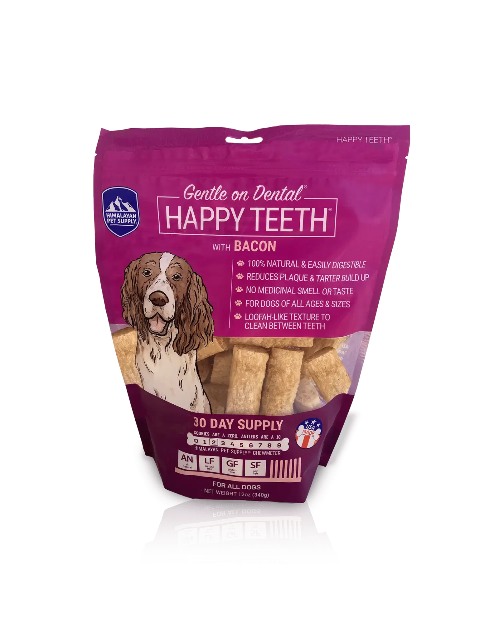 HIMALAYAN DOG CHEW HIMALAYAN DENTAL CHEWS BACON 4OZ