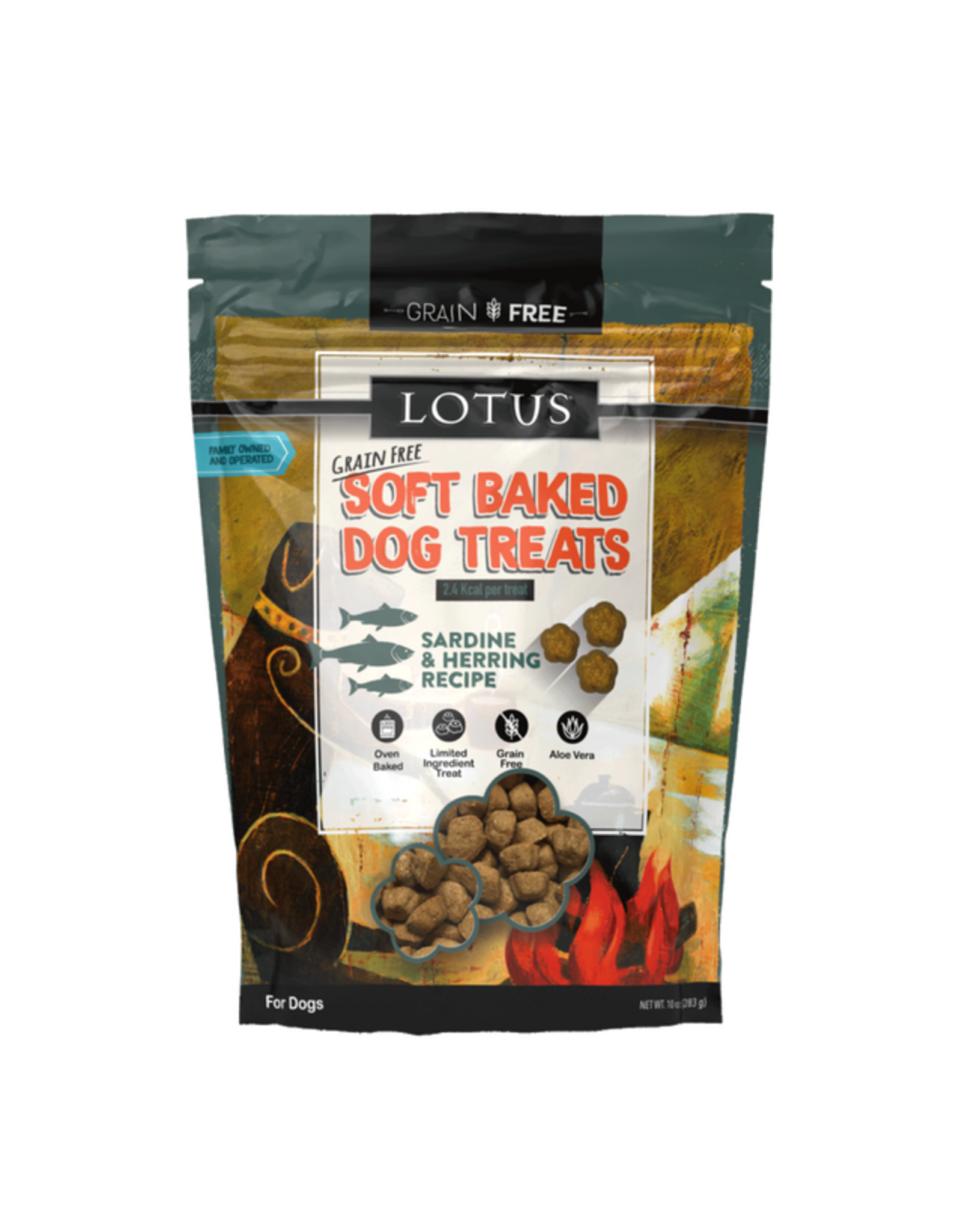 LOTUS SOFT BAKED SARDNE/HERRNG TREAT, 10 OZ BAG