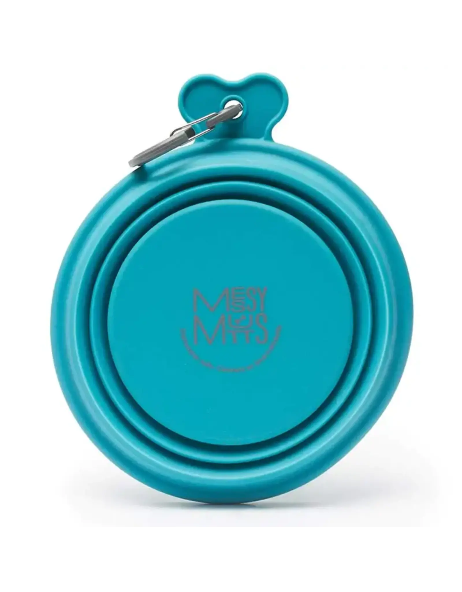 MESSY MUTTS MESSY MUTT COLLAPSIBLE BOWL BLUE 3 CUP