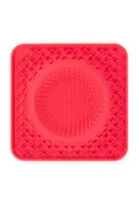MESSY MUTTS MESSY MUTT INTERACTIVE FEEDER MAT RED