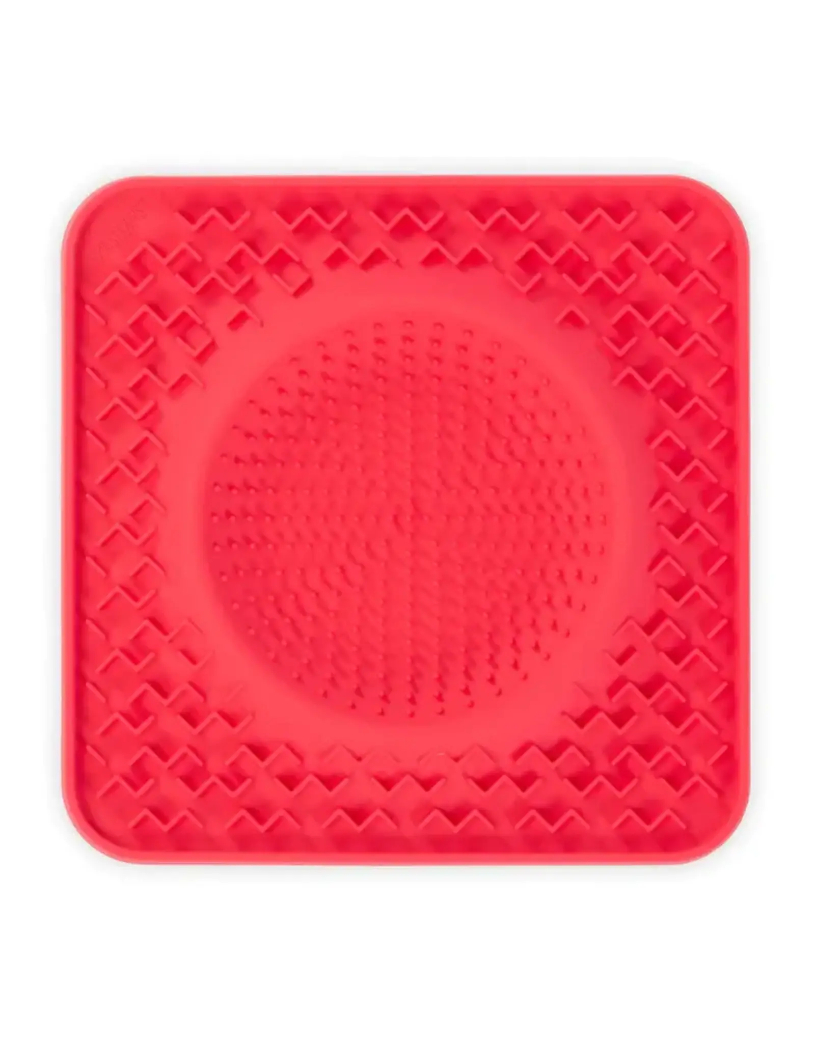MESSY MUTTS MESSY MUTT INTERACTIVE FEEDER MAT RED