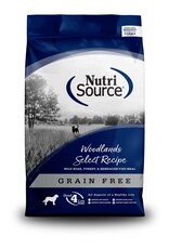 NUTRI SOURCE NUTRI SOURCE GRAIN FREE WOODLANDS 15#