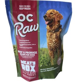 OC RAW OC RAW BEEF ROX DOG FOOD 3 LBS BAG