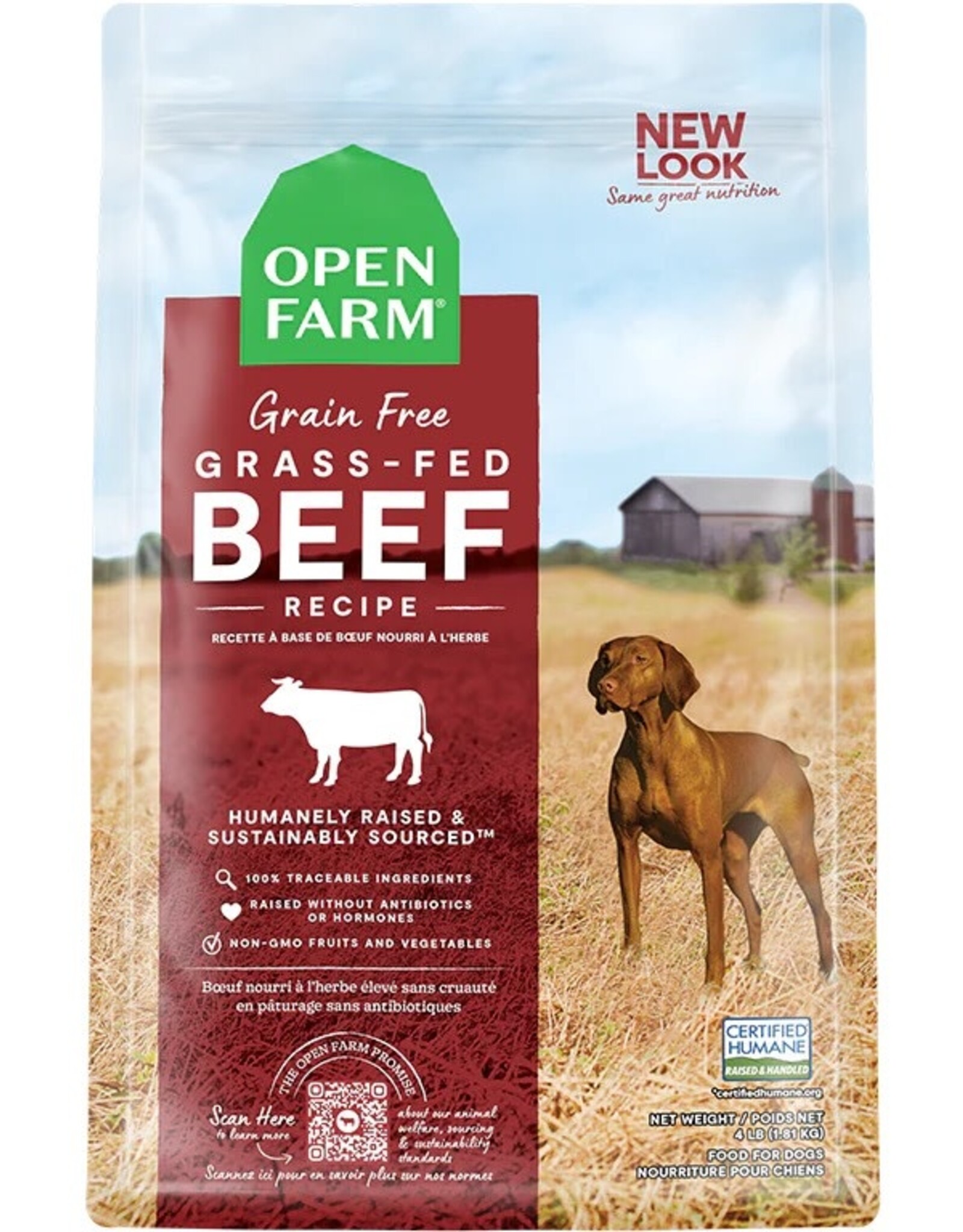 OPEN FARM OPEN FARM GF BEEF 4.5#