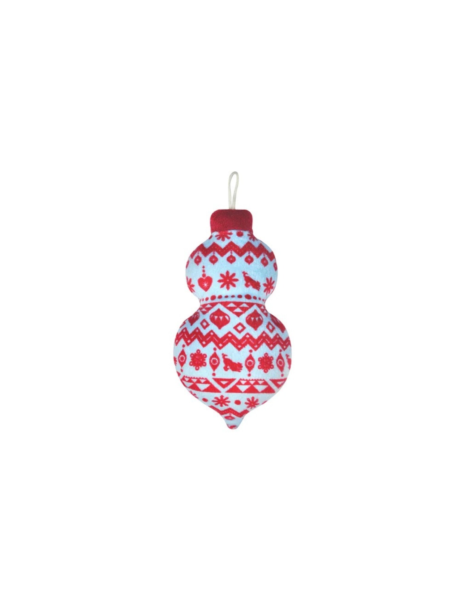 PLAY PLAY CANDY WRAP ORNAMENT BLUE SM