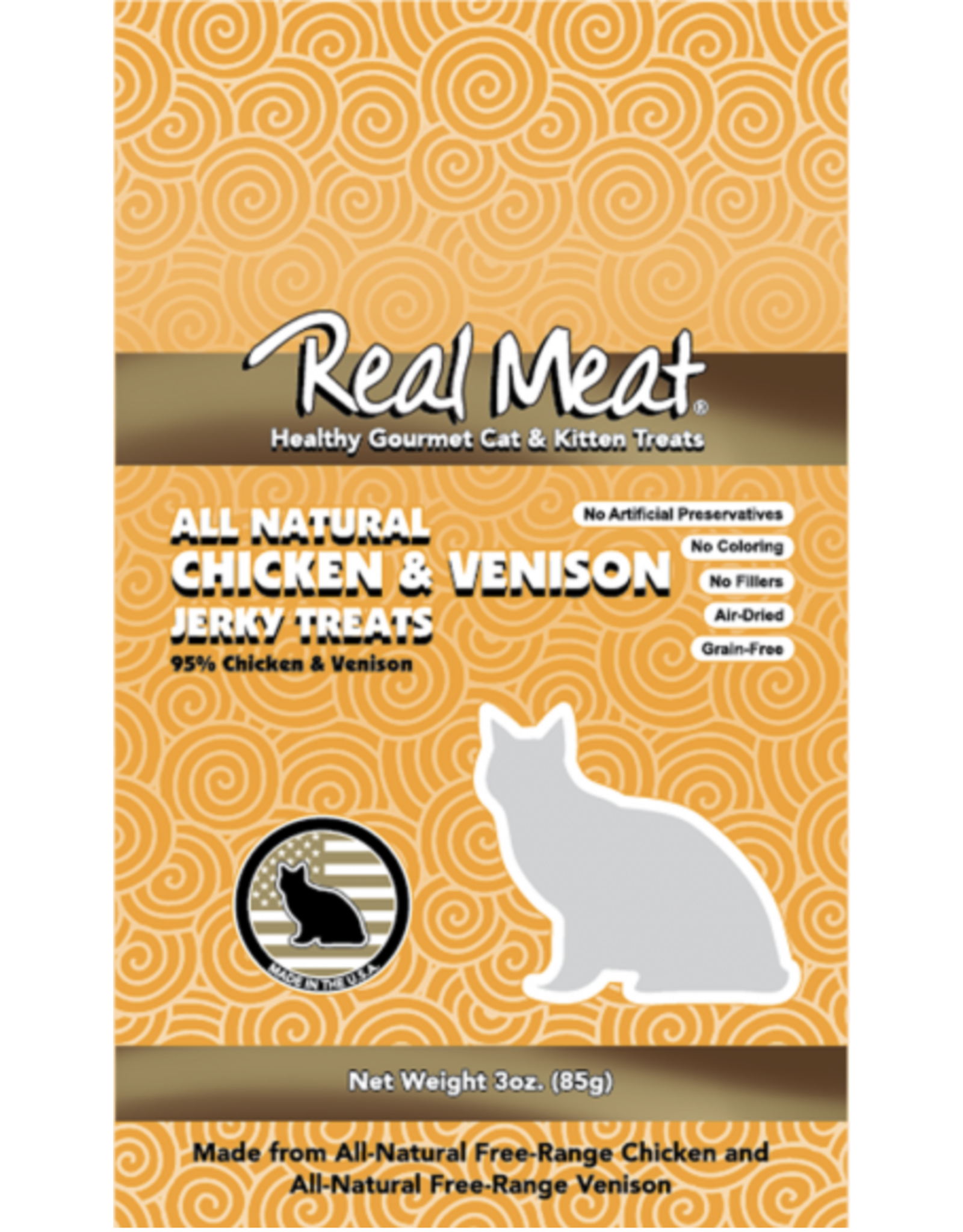 REAL MEAT TREATS REAL MEAT CO. CHICK&VENISON TREAT 3OZ