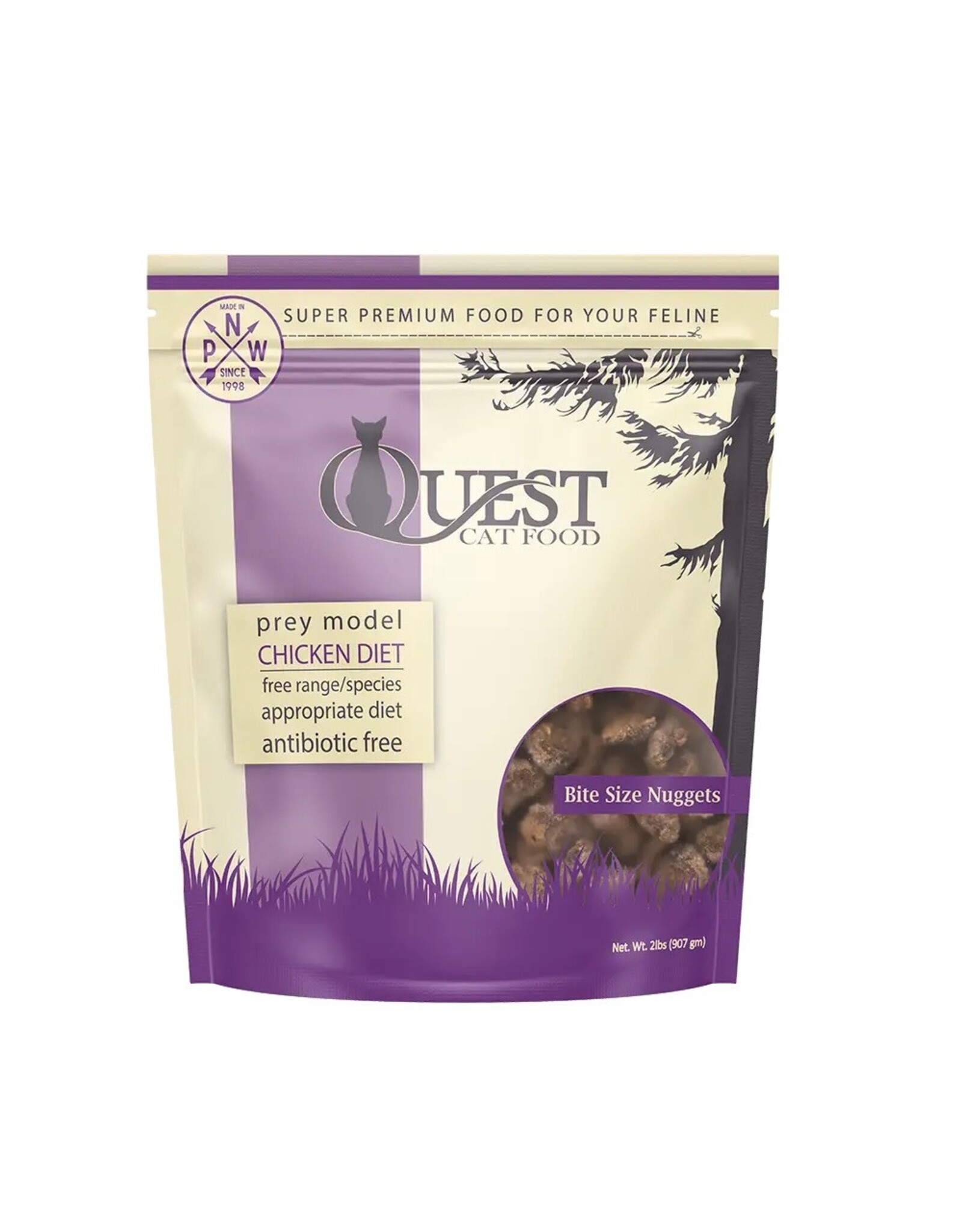 STEVES REAL FOOD STEVES QUEST CAT NUGGETS CHICKEN  2#