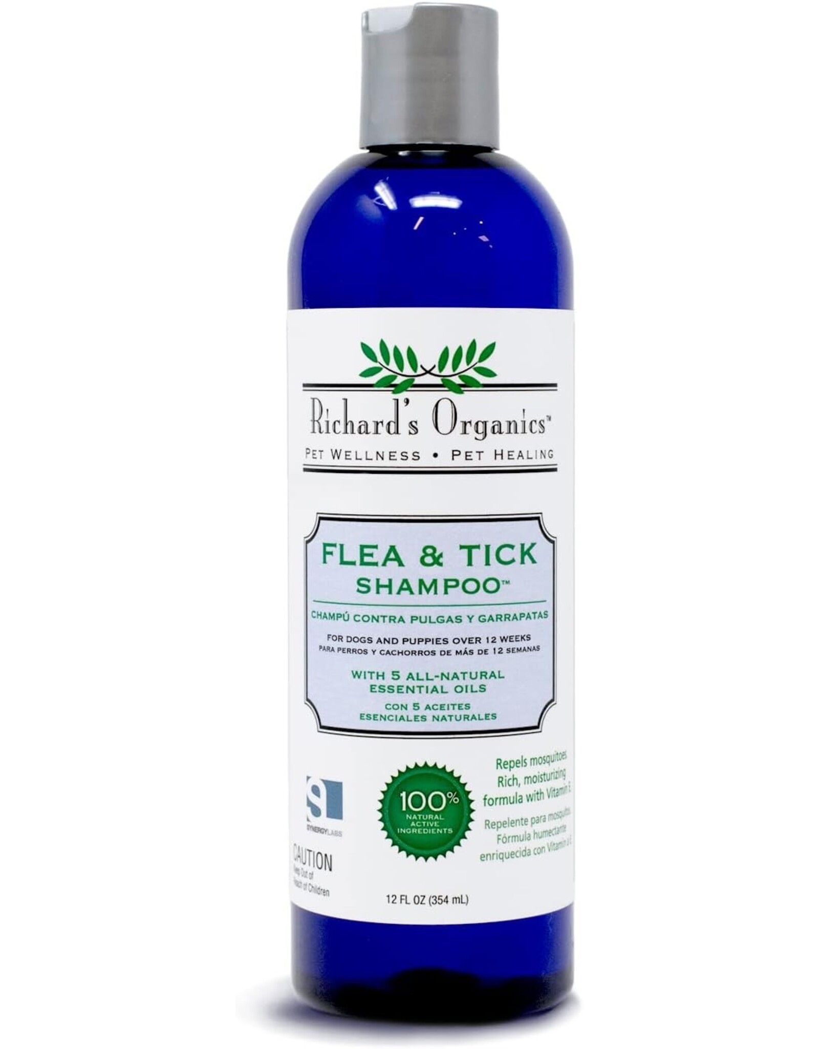 SYNERGY LABS RICHARDS ORGANIC FLEA& TICK SHAMPOO