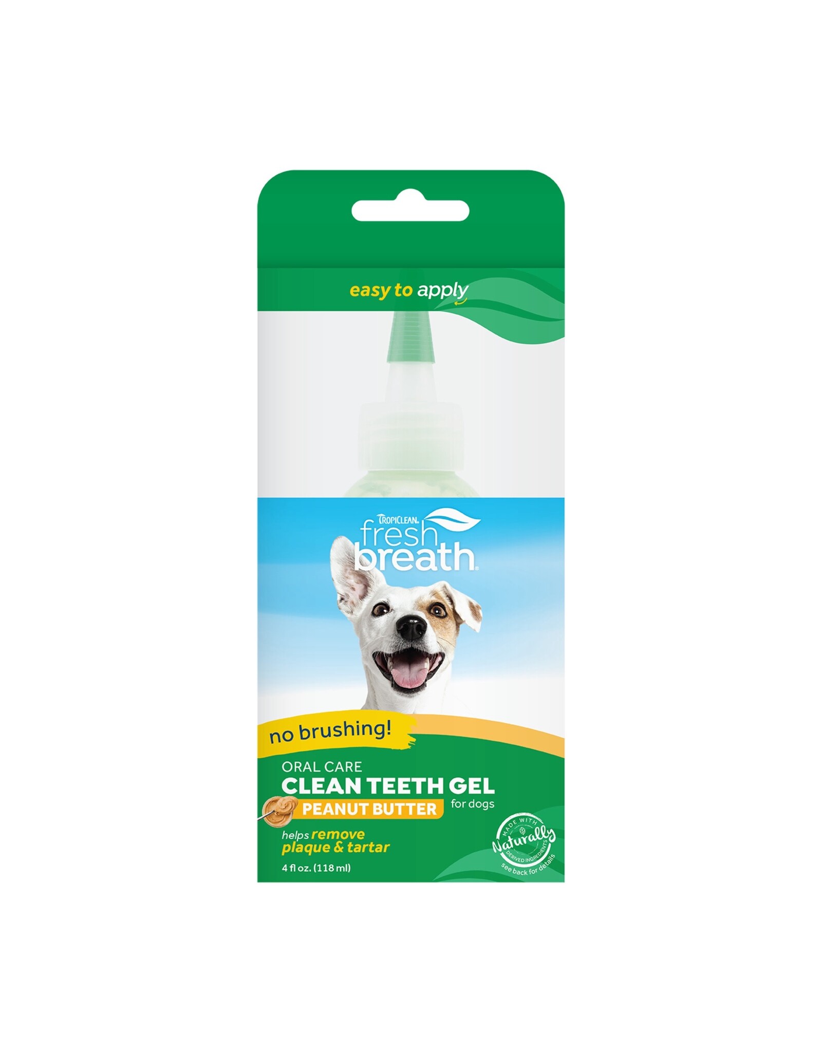 TROPICLEAN TROPICLEAN FRESH BREATH CLEAN TEETH GEL PEANUT BUTTER 4OZ