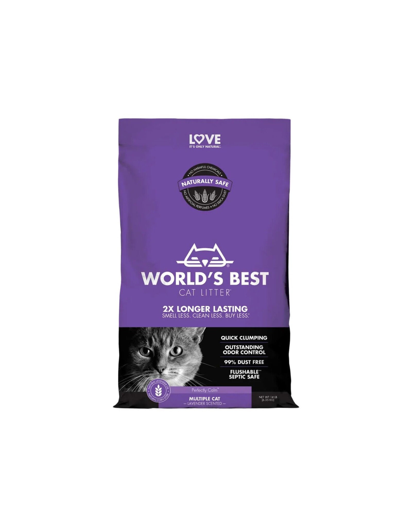 WORLDS BEST WORLDS BEST CAT LITTER  MULTI CAT LAVENDAR 8#