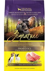 ZIGNATURE ZIGNATURE GRAIN FREE SMALL BITES TURKEY 4#