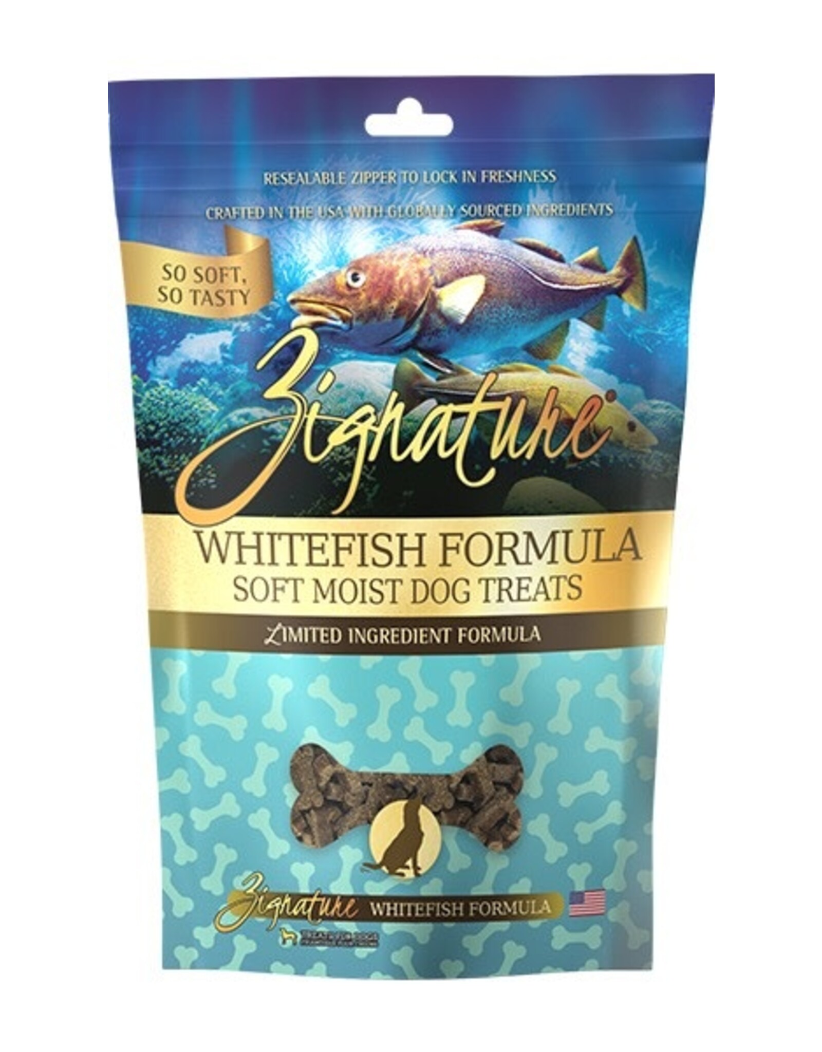 ZIGNATURE ZIGNATURE SOFT TREATS WHITEFISH 4Z
