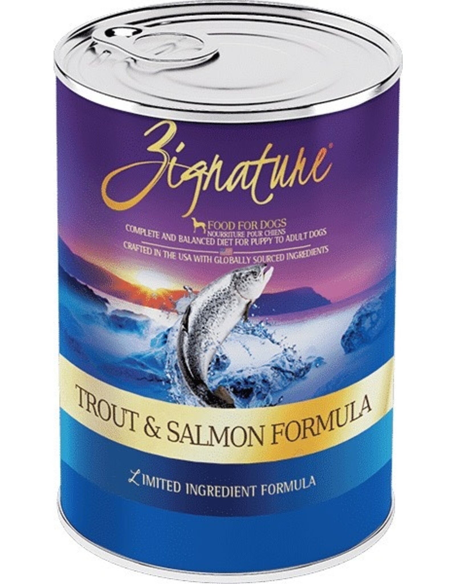 ZIGNATURE ZIGNATURE TROUT & SALMON CAN 13.2OZ