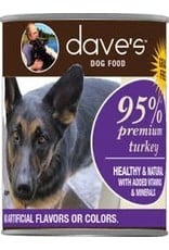 DAVES PET FOOD DAVE'S 95% TURKEY 130Z