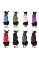 GOOBY FLEECE VEST HOODIE PLUM S