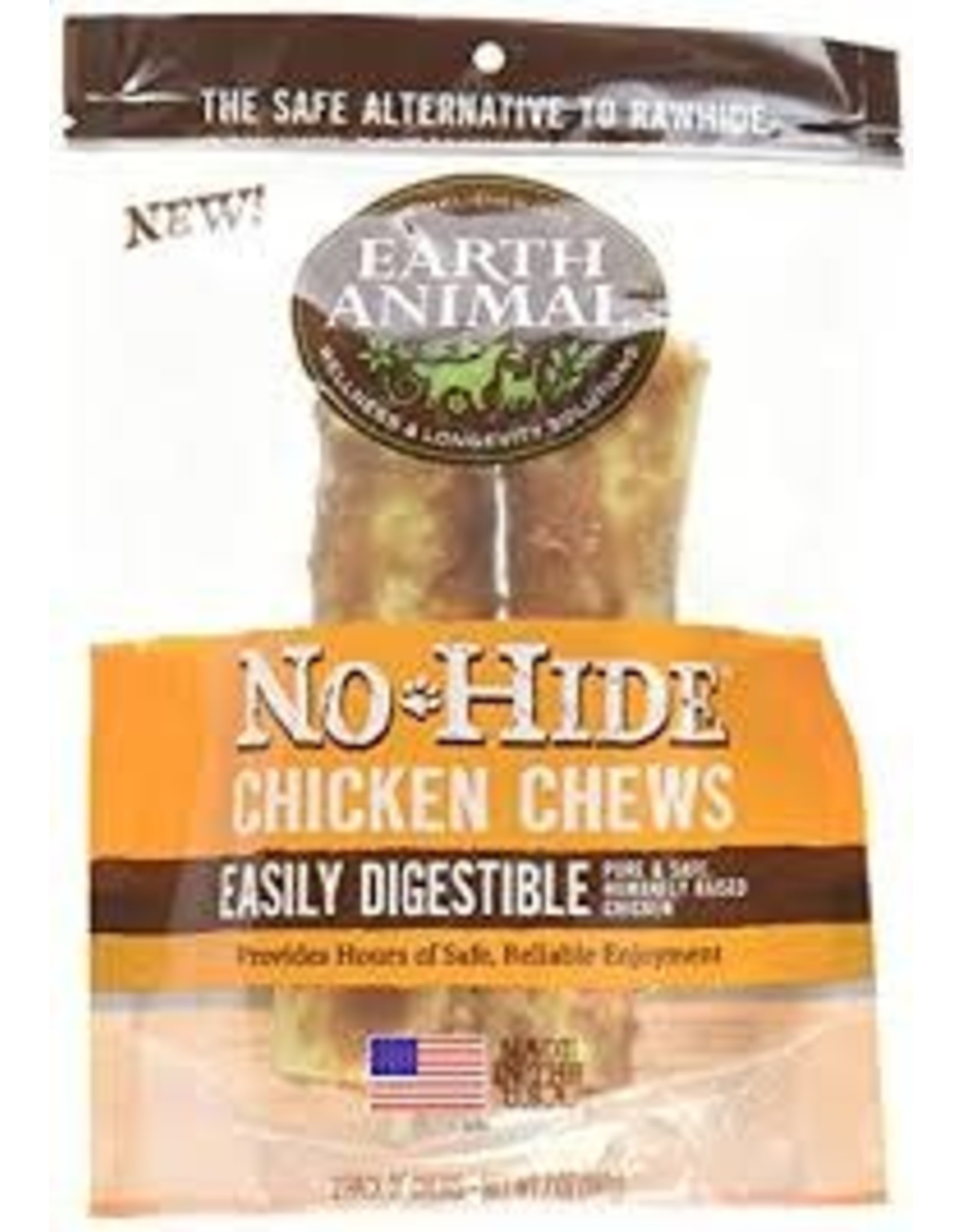 EARTH ANIMAL EARTH ANIMAL NO HIDE CHICKEN 7" 2PK