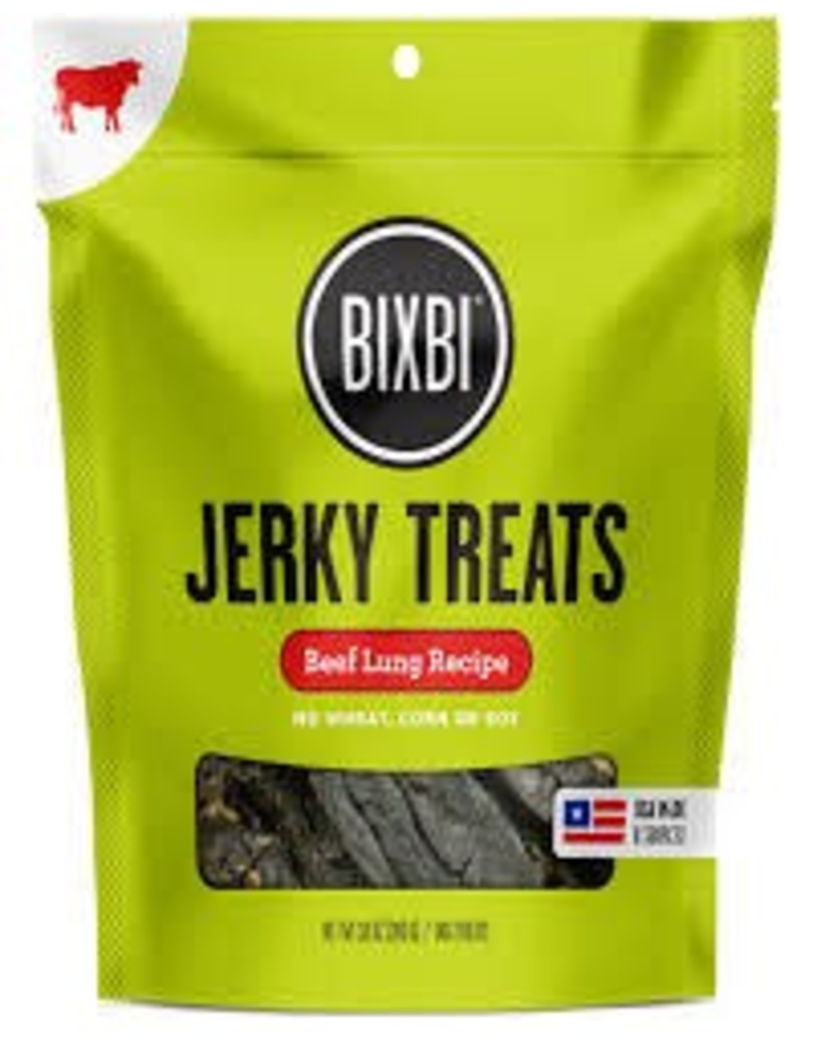 BIXBI BIXBI JERKY TREATS BEEF LUNG 10 OZ