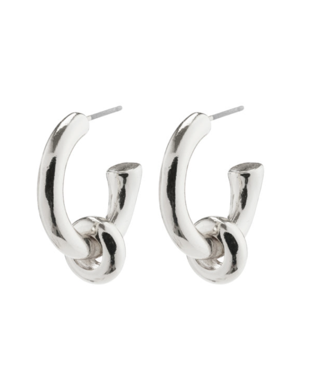 Hopeful Earrings - Silver -