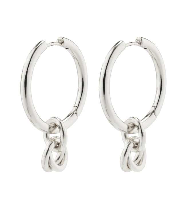 Ecstatic large earring - Silver