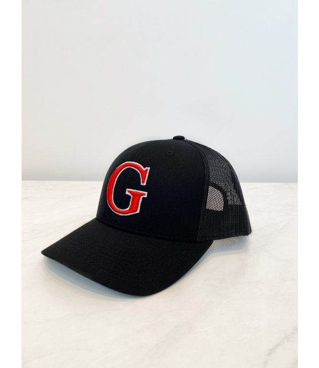 GLORIUS CLASSIC RED ON BLACK HAT
