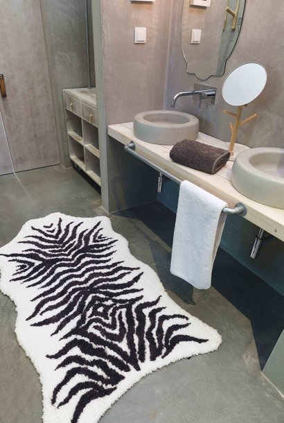 Mountain Zebra Bath Rugs | The Bath Fashion Collection