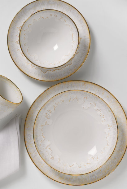 Taormina | The White & Gold Dinnerware & Serveware Collection