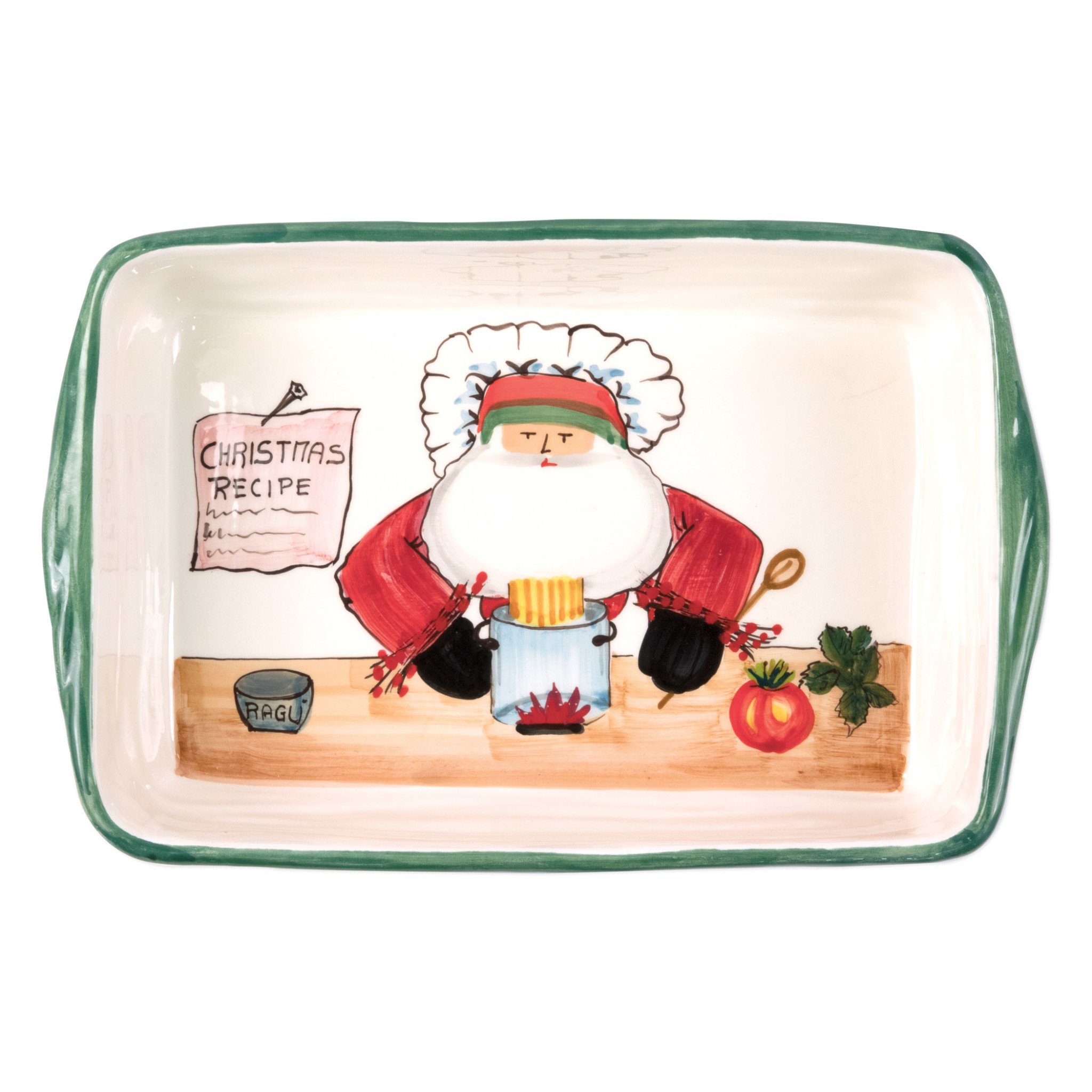 Vietri Old St Nick Loaf Pan