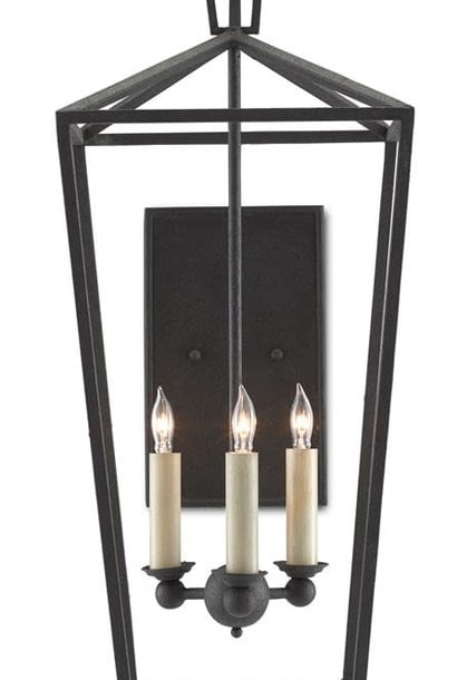 Denison | The Sconce Collection, Black - 10.75 Inch x 11.5 Inch x 24 Inch