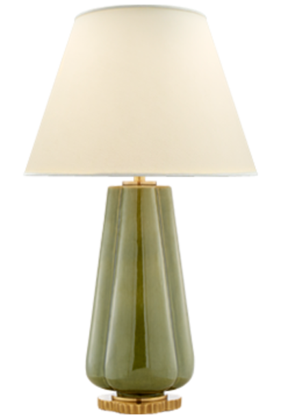 Penelope | The  Table Lamp Collection, Green - 17 Inch x 17 Inch x 30 Inch