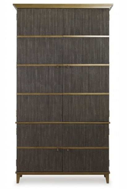 Ludwig - Floor Sample | The Tall Cabinet Collection, Espresso - 49 Inch x 18 Inch x 89 Inch
