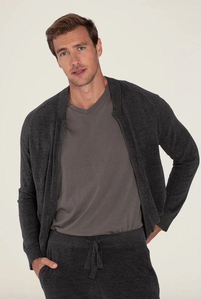 CozyChic Ultra Lite | The Men's Zip-Front Jacket Collection, Carbon -