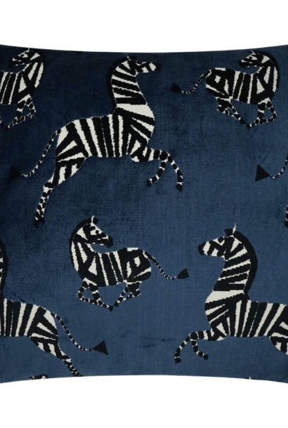 Farlowe | The Toss Pillow Collection, Sapphire - 22 Inch x 22 Inch