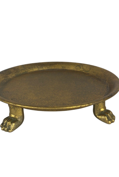 Claw Foot | The Tray Collection, Gold - 8 Inch x 8 Inch x 1.5 Inch