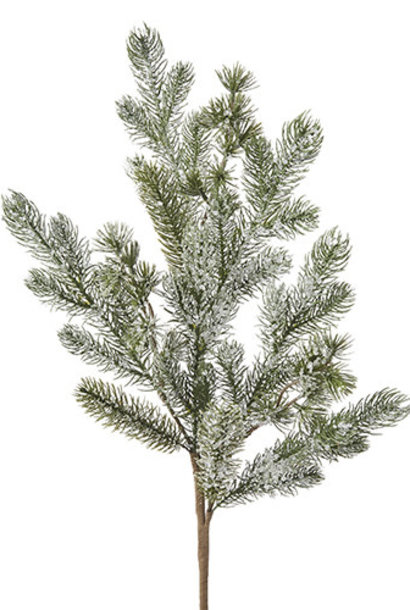 Glittered Pine | The Holiday Floral Collection, Frosted Evergreen - 28.5 Inch