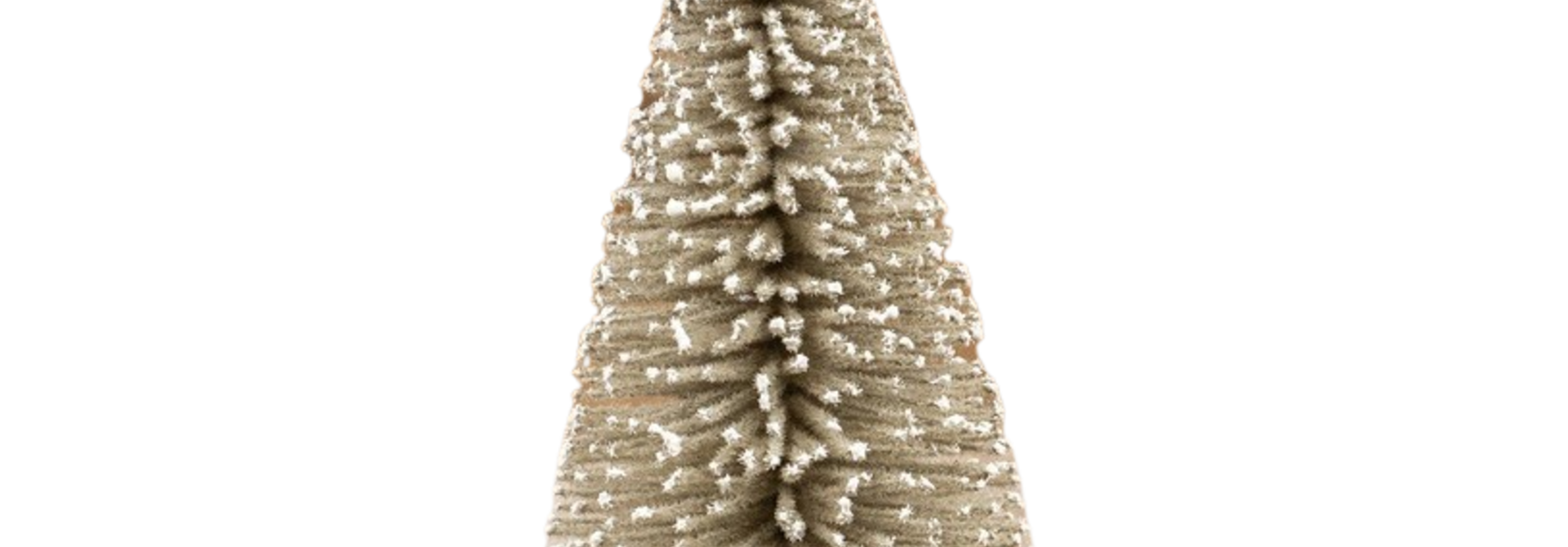 Flocked | The Holiday Tree Collection, Grey - 6 Inch