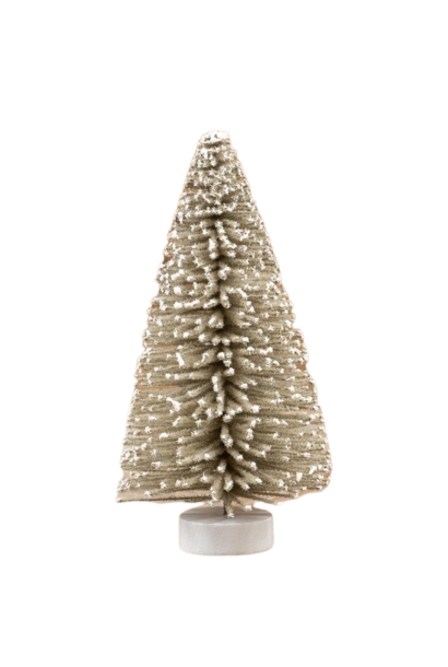 Flocked | The Holiday Tree Collection, Grey - 6 Inch