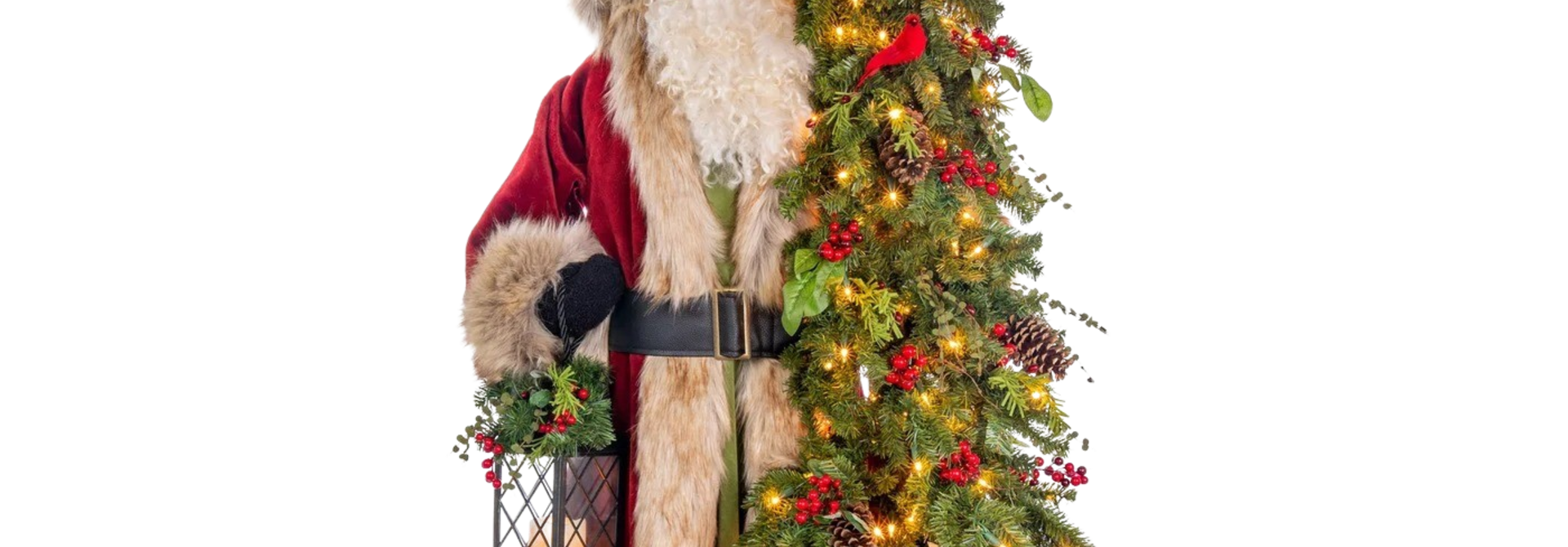 Holiday Traditions | The Father Christmas Collection, Red - 36 Inch x 22 Inch x 72 Inch
