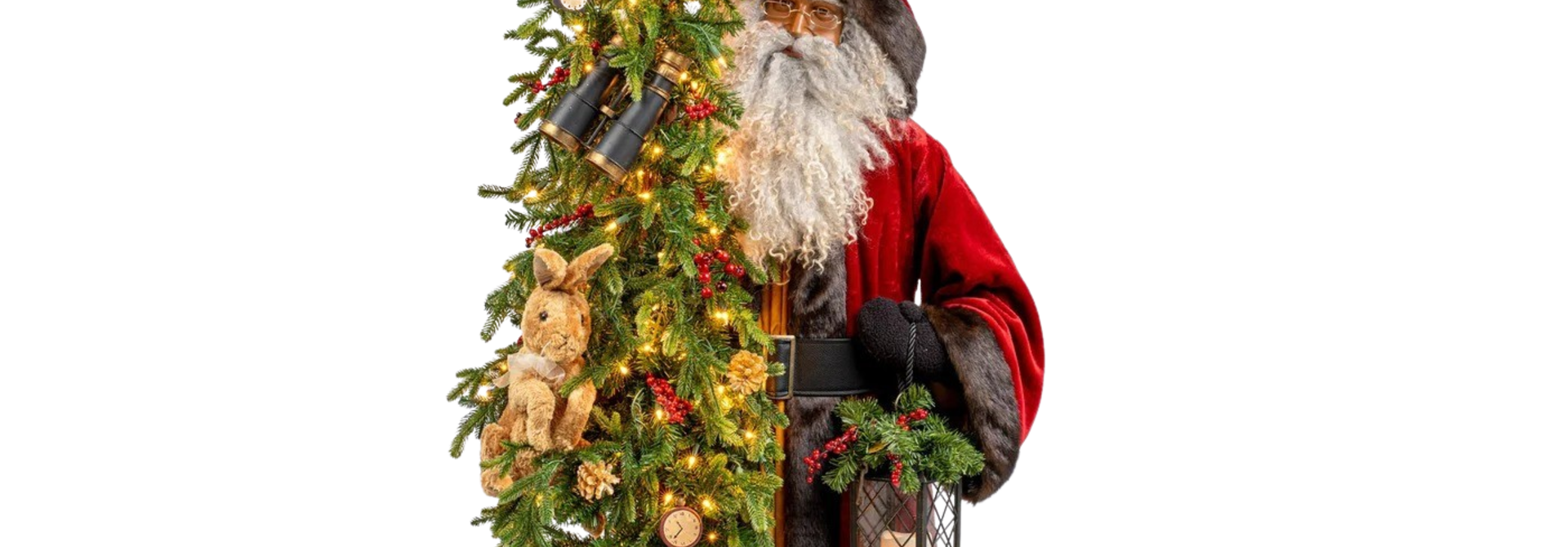 Christmas Journey | The Father Christmas Collection, Burgundy - 36 Inch x 22 Inch x 72 Inch