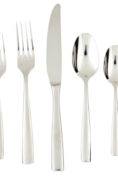 Five-Piece Place Setting | The Signature Flatware Collection, Lucca Non-Facetted