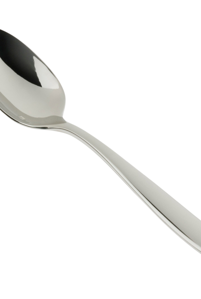 Serving Spoon | The Signature Flatware Collection, Lucca Non-Facetted - 9.75 Inch