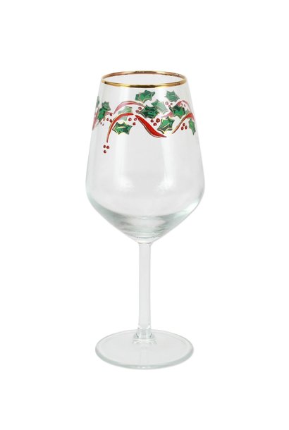 Wine Glass | The Holly Glassware Collection, Multi - 14 oz