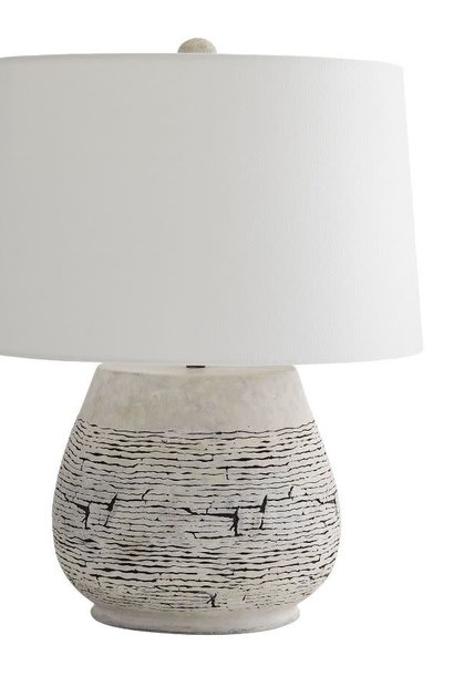 Kita | The Table Lamp Collection, White Wash - 18 Inch x 18 Inch x 22.5 Inch