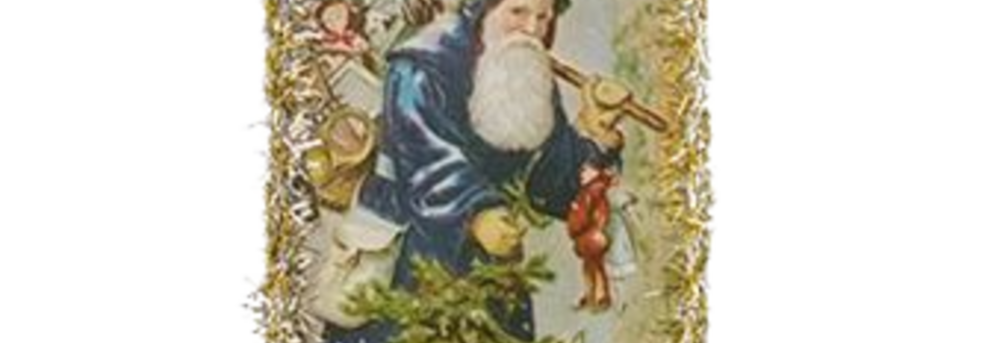 Santa Postcard No. I | The Holiday Ornament Collection - 6 Inch