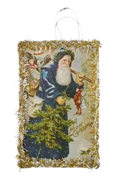 Santa Postcard No. I | The Holiday Ornament Collection - 6 Inch