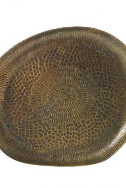 Sparrow | The Tray Collection, Antique Brass - 11.5 Inch x 10 Inch