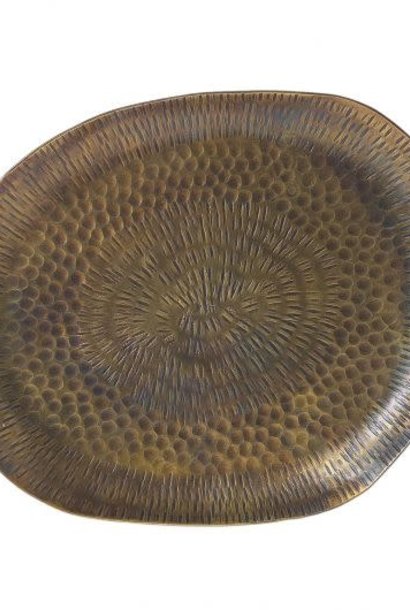 Sparrow | The Tray Collection, Antique Brass - 10 Inch x 8.25 Inch