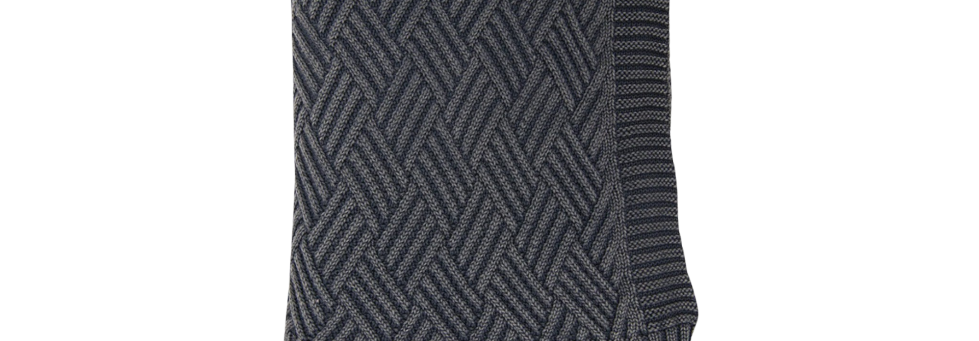 Washed Brick | The Throw Collection, Navy - 60 Inch x 50 Inch
