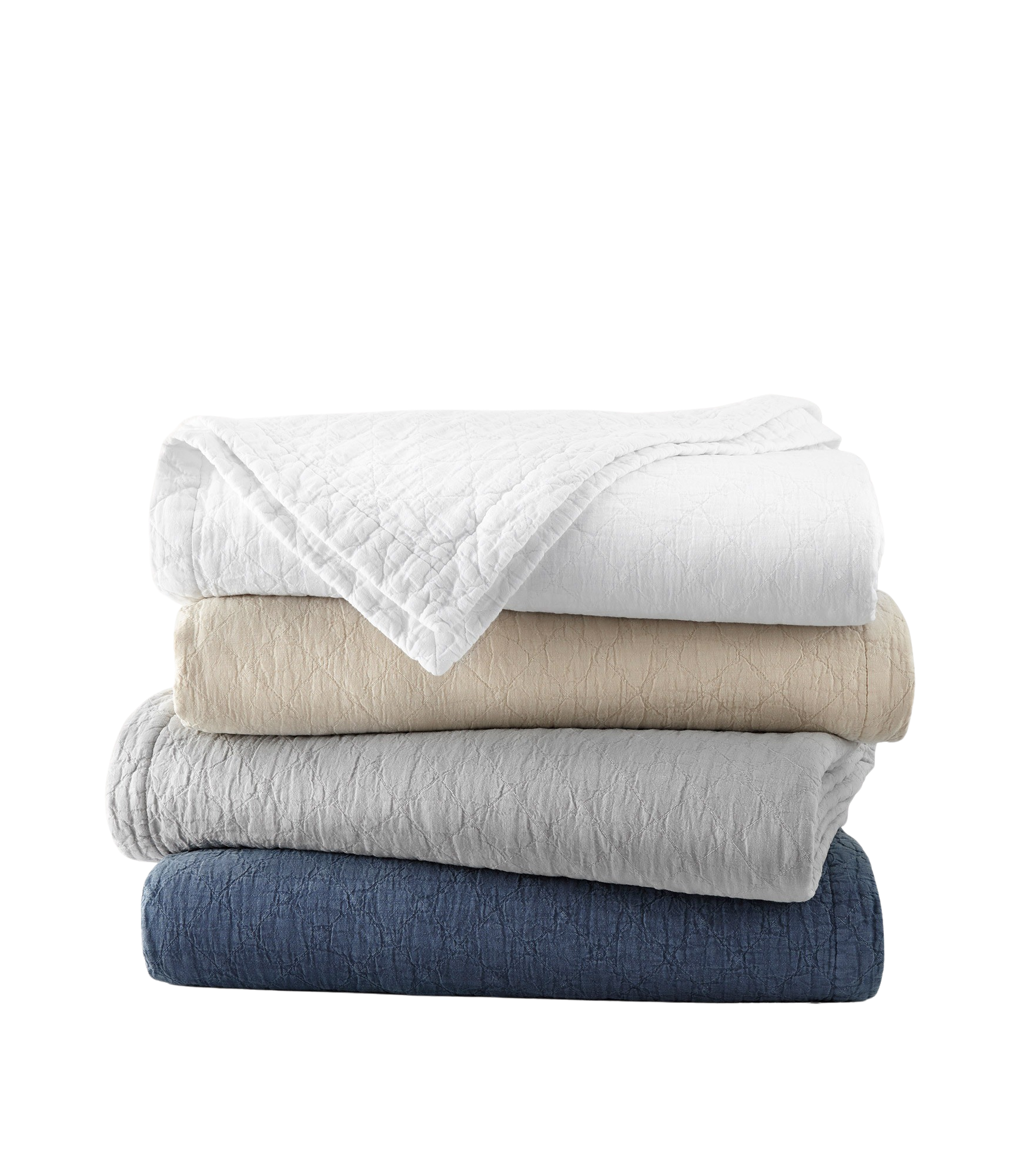 Heritage The Peacock Alley Quilted Linen Bedding Collection