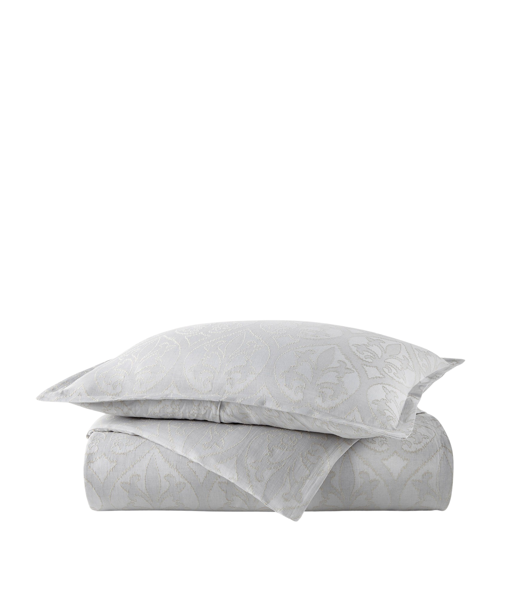 Peacock Alley Gray Mandalay Decorative Pillows -Bolster