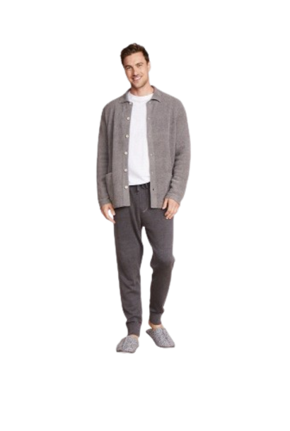 CozyChic Ultra Lite | The Men's Cardigan Collection, Graphite -